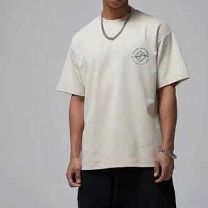 Venta al por mayor 100% Heavy Cotton Jersey Blank Regular Fit Hombres Sólido O-cuello de manga corta Formal Quick Dry T-Shirts - Product Image 2