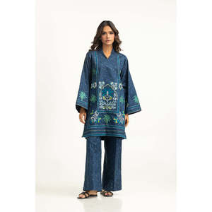 Ensemble coordonné en tissu satiné Denier Jacquard brodé IPST-55090-A - Product Image 1