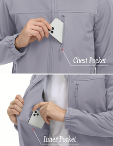 Fabricación de Prendas de Vestir, Chaqueta de Forro Polar Personalizada para Hombre, Chaquetas Tácticas de Invierno al por Mayor, Chaqueta Cortavientos para Hombre - Product Image 5