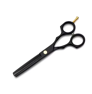 Professional Black Scissors Kit Japanese Steel Hair Cutting Scissors, German Scissors <b>Used</b> for Salon Hair Cutting - Product Image 5