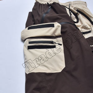 Pantalones de esquí con aislamiento de estilo súper holgado más vendidos para hombres y mujeres, pantalones de nieve de carga impermeables, cierre de cremallera a prueba de viento impreso - Product Image 5