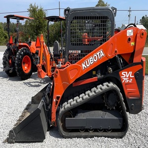 Kubota SVL75-2 Skid Steer <b>Loader</b> with Front End <b>Loader</b> <b>Backhoe</b> 4WD Automatic Crawler <b>Tractor</b> Gear Pump Components - Product Image 3