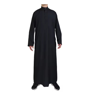 Ropa Musulmana Tradicional, Thobe para Hombre, Thobes Hechos a Medida al por Mayor, Diseño Moderno y Sencillo, Jubbah para Hombre - Product Image 5