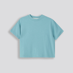 Camiseta corta de algodón transpirable para mujer, camiseta estampada a la moda para ropa de calle informal y trajes de verano - Product Image 5