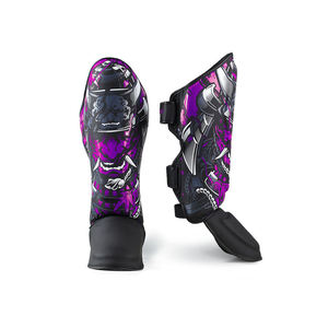 Espinilleras de cuero de resistencia para artes marciales, espinilleras de boxeo, espinilleras de entrenamiento - Product Image 4