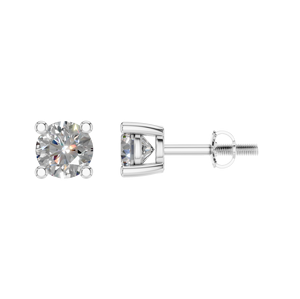 14K Or Massif IGI Certifié Lab Grown Diamond Brilliant Cut Classic Solitaire Boucles D'oreilles Fine Women Wedding Manufacturer - Product Image 1