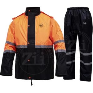 Veste de sécurité réfléchissante imperméable de haute qualité en polyester, certifiée ANSI de classe 2, avec logo personnalisé, vêtements de travail longs et doux pour l'hiver - Product Image 1
