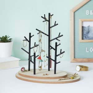 Schwarz fertig halten Ohrringe Halsketten Schmuckst änder Manufaktur Direkte Organisation Metall Dekorative Schmuckst änder - Product Image 2