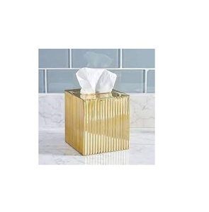 Boîte à mouchoirs en laiton pour la cuisine et la table, pour le bureau et la nouvelle conception de la table à manger à la maison, boîte à mouchoirs en laiton - Product Image 6