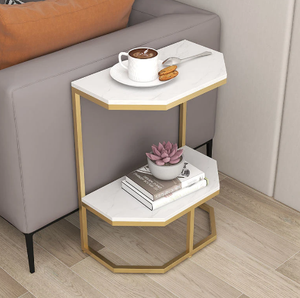 Stainless Steel Metal <b>Side</b> <b>Table</b> with Marble Modern Design <b>for</b> <b>Sofa</b> <b>Side</b> <b>table</b>, Coffee <b>table</b> - Product Image 6