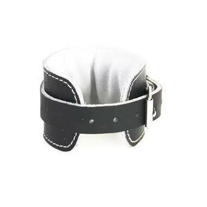 Correa de Tobillo de Cuero Natural Impermeable con Accesorio de Cable de Polea para Levantamiento de Pesas, Gimnasio, Fitness - Protección Profesional Unisex - Product Image 3