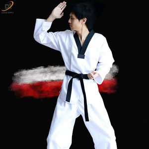Uniformes de Taekwondo Unisex al Por Mayor de la Mejor Calidad, Ropa Deportiva de Mezcla de Poliéster/Algodón, Trajes de Artes Marciales de 220g para Invierno, Personalizables - Product Image 5