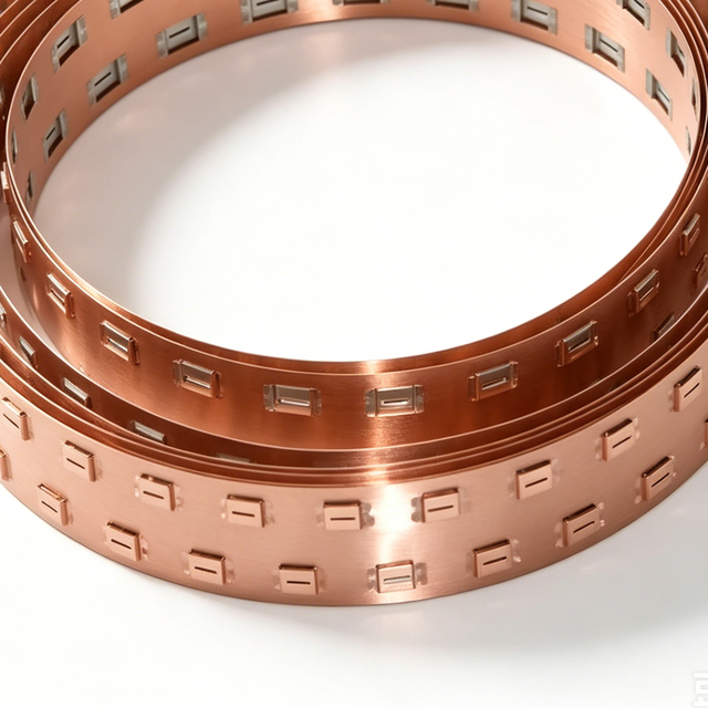 Copper Nickel Strip 21700 2P Copper Busbar 18650 1P Positive/Negative High Conductivity Anti-corrosion Copper Sheet