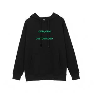 Sweats à capuche vierges Logo personnalisé poids lourd surdimensionné goutte épaule pull à capuche hommes Streetwear - Product Image 3