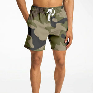 Pantalones Cortos Deportivos de Algodón 100% de Color Personalizado, Estilo Urbano, para Hombre, para Entrenamiento, Correr, Tallas Grandes, Transpirables y de Secado Rápido - Product Image 1