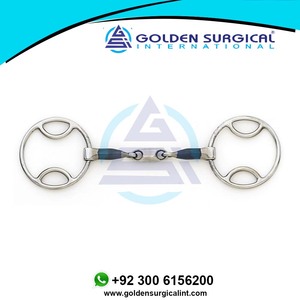 Broca de mordaza de anillo de enlace ovalado de acero azul de alta calidad, superventas, broca de filete de caballo, proveedor mayorista de alta calidad - Product Image 4