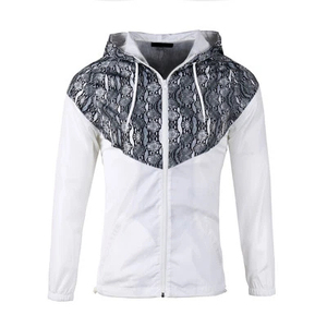 <b>Mens</b> White Super Light Hooded Windbreaker Water Repellent <b>Jacket</b> for Running Hiking <b>Cycling</b> Travel and Everyday Wear - Product Image 1