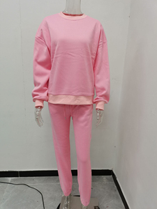 Custom Fashion Plus Size Casual 2 Pieces <b>Set</b> for Ladies Top Shirt Cotton Blouse and Wide Leg Pants <b>Linen</b> <b>Sets</b> Women - Product Image 3