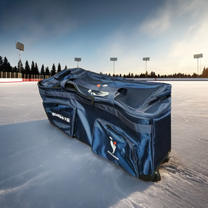 Hockey Goalkeeper Equipment Custom Logos Player Bag Wheels <b>Trolley</b> Compartments Made Eoin Winston Sports Eco-Friendly Model - Product Image 1