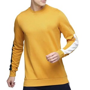 Sudadera de Cuello Redondo para Hombre, de Algodón, Color Sólido, con Logotipo Personalizado Bordado, Talla Grande, Transpirable, Nueva Llegada, Superventas - Product Image 1