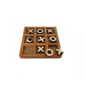 เกมกระดาน Tac ปลายเท้าทำด้วยมือทำจากไม้เกมครอสโอเวอร์สไตล์คลาสสิก - Product Image 1