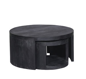 โต๊ะข้างกาแฟและตรงกลางดีไซน์แบบแฮนด์เมดตกแต่งด้วยขนาดรูปร่างปรับได้สำหรับใช้ในห้องนอนและโรงเรียน - Product Image 2