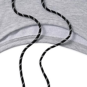 Sudaderas con capucha de corte corto personalizadas para mujer, tela de lona transpirable antipilling de Color sólido frontal con capucha, venta al por mayor para la temporada de invierno - Product Image 5