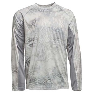 Nouvelle arrivée conception personnalisée UPF 50 + Satin chemises de pêche longue imperméable col rond sans col avec des quantité minimale de commande bas en gros - Product Image 1