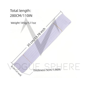 Cinturones de artes marciales profesionales de algodón puro 100%, cinturones de Karate de Color de calidad para niños, uniformes de Karate de alta calidad hechos en Pakistán - Product Image 2