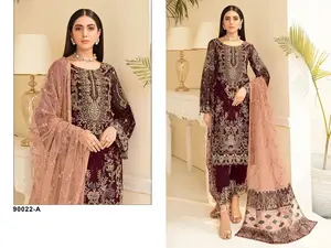 Robes pour femmes pakistanaises et indiennes de qualité supérieure, nouvelles arrivées 2021, salwar kameez non cousu, lawn, ODM, quantité personnalisée, AMK - Product Image 3