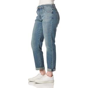 กางเกงยีนส์แบรนด์ลัคกี้ รุ่นเซียนน่า สลิม บอยเฟรนด์ เอวสูง ไซส์ 32 สีน้ำเงินเดนิม ซักได้ สไตล์ลำลอง ฮายสตรีท สไตล์ Y2K ทรงสกินนี่ - Product Image 3