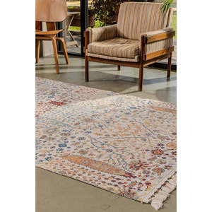 Rugs Depot AN005 Multicolor Modern Antique Area Rug 100% Polyester Non-Shed Easy-Clean Durable Bedroom Study Kids' Room - Product Image 1