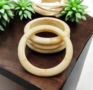 Buffalo Bone Natural Bangles <b>Bracelet</b> Crafting Buffalo Bone Hand Jewelry - Product Image 1