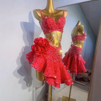 Haut de gamme nouvelle jupe de danse latine Costume de Performance Costume de compétition adulte femme Art examen Costume de Performance