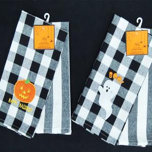 Personalizado al por mayor toalla de cocina Diseño tela marca regalo 100% algodón embalaje logotipo bordado a granel fabricante - Product Image 4