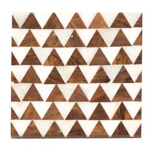 <b>Top</b> Selling Unique Design High Quality Horn Bone Square Shape Wood and <b>Resin</b> Wooden Drink Coaster Cup Wood Coaster Home Decor - Product Image 3