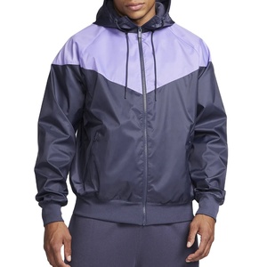 Veste coupe-vent unie en nylon personnalisée pour hommes Vêtements d'entraînement vintage coupe-vent Survêtement d'automne et d'hiver pour hommes 2026 - Product Image 1