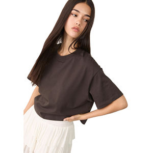 Crop top streetwear moderne pour femmes, élégant, mignon, tendance, léger, doux, en maille côtelée, confortable, été, écologique, respirant - Product Image 3