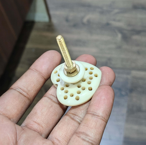 Pomo de puerta de remolino de resina de madera Natural elegante hecho a mano estilo Ángel manija duradera ecológica para uso en cajones de armarios - Product Image 6