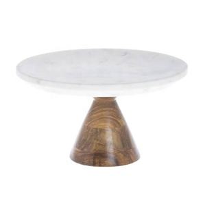 Most Selling Natural <b>Wooden</b> <b>Cake</b> <b>Stand</b> with Glass Top Wedding & Hotel Decoration <b>Cake</b> <b>Stand</b> - Product Image 5