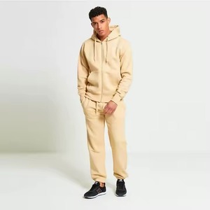 Survêtement en molleton de coton et polyester respirant imprimé sur mesure pour hommes, vêtements de sport en gros pour la saison hivernale - Product Image 3