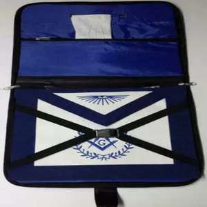 Scottish Riteoriginal cuero masónico Regalia delantal estuche rígido maletín Mm o Wm masónico alta calidad delantal maletín - Product Image 2