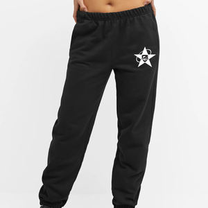 Pantalon de jogging de course solide décontracté pour femmes avec taille élastique et poches pantalon antistatique - Product Image 1