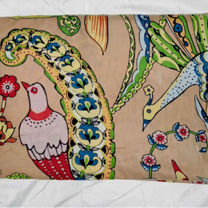 Tela de algodón con estampado de pájaros, tela india y telas para prendas confeccionadas - Product Image 2