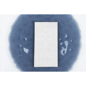 Tovaglioli Bianchi 48x48cm con Stampa Capri Gray, Piegati 1/8, Bambulux Eco, 300 Pezzi, B2B - Product Image 1