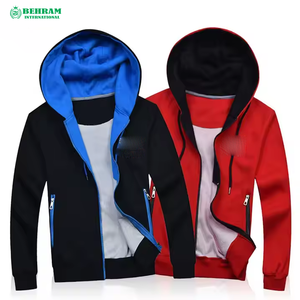 High Quality Zipper Hoodie Unisex Regular Fit Cotton Fleece/French Terry Quick Dry & Breathable Winter Streetwear Sweatshirt - Product Image 4