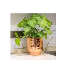 Maceta galvanizada hecha a mano diseño tradicional hecha a mano venta al por mayor maceta de jardín maceta más vendida último revestimiento de plata - Product Image 5