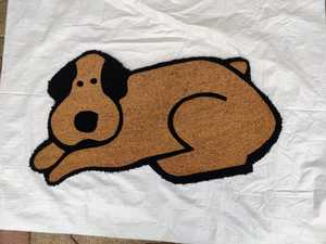 Paillasson en fibre de coco antidérapant coloré dans la conception de coupe animale 45X75cm au prix de gros tapis en fibre de coco durable pour la maison - Product Image 4