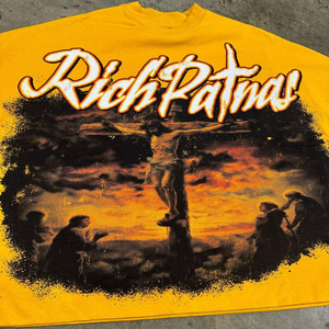 T-shirt surdimensionné 100% coton de luxe pour hommes haute qualité Streetwear graphique DTG impression Vintage blanc avant Logo décontracté coupe ample - Product Image 3