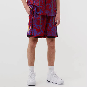 Vente en gros Short de gym en maille respirant pour hommes Couleur unie Vêtements de plein air Plus Size Beach Sweat Shorts Vente en gros Shorts à sublimation - Product Image 6